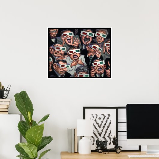 POSTER 3D (Bureau à domicile)