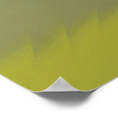 Poster 3D Abstrait en or jaune bleu vert (Coin)