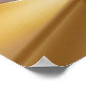 Poster 3D abstraite texture or cristal. (Coin)