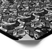 Poster 3D caché - Jolly roger, B&W (Coin)