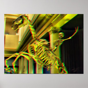 Poster '3D Le Ranger Solitaire Repart'