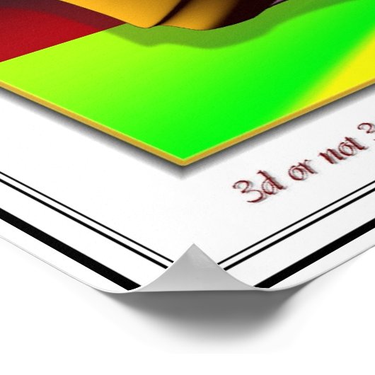 Poster 3d ou non 3d... (Coin)