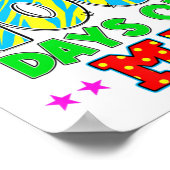 Poster 3e année a survécu 100 jours de moi Étudiants 100e (Coin)