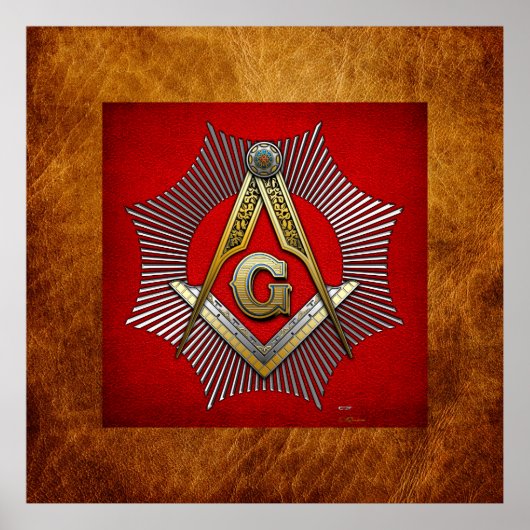 Poster 3e degré : Maître Mason (Devant)