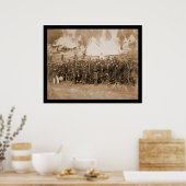 Poster 3e infanterie du Connecticut au camp Douglass 1861 (Cuisine)