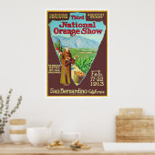 Poster 3e National Orange Show 1913 (Cuisine)