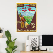 Poster 3e National Orange Show 1913 (Bureau à domicile)