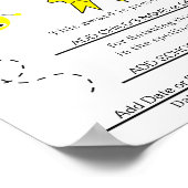 Poster 3e place Certificat d'épellation pour enfants (Coin)