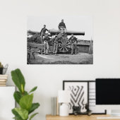 Poster 3e Régiment, Massachusetts Artillerie lourde : 186 (Bureau à domicile)