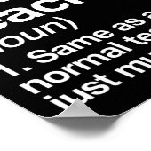 Poster 3rd Grade Teacher Definition Funny Ck To School Fi (Coin)