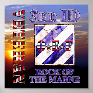 Poster 3rd Infantry Division OEF Veteran