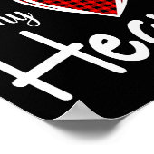 Poster 3rd Third Grade Has My Heart Buffalo Print Teacher (Coin)