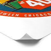 Poster 400 ~ "Le Train Qui Fixe Le Rythme" (Coin)