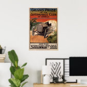 Poster 400 Mile International Road Race Savannah GA 1908 (Bureau à domicile)