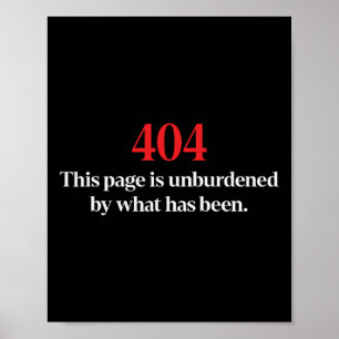 Poster 404 Cette page est dégagée de ce qu'a été Trump