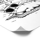 Poster 404 Motivation Not Found Funny Lazy Cat Humor Cat  (Coin)