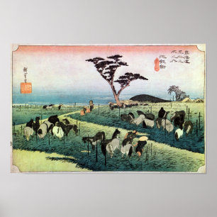 POSTER 40. 池 鯉 鮒 宿, 広