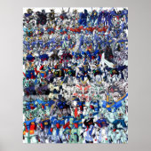 Poster 40 ans de Gundam (Devant)