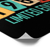 Poster 40 Ans D'Être génial En 1982 40e Anniversaire (Coin)