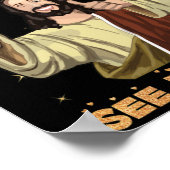 Poster 40 ans Jésus Joyeux 40e anniversaire Voir bientôt (Coin)