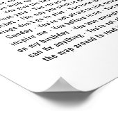 Poster 40 Choses Que Nous Aimons De Vous | 40e anniversai (Coin)