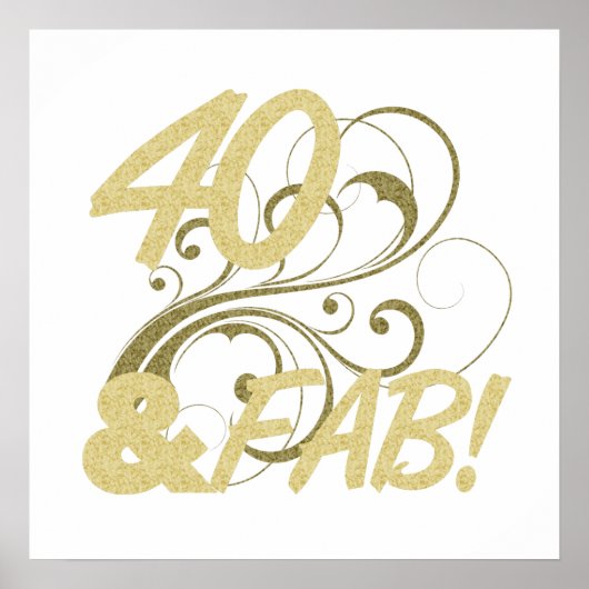 Poster 40 Et Fabuleux Anniversaire (Devant)