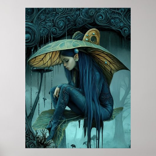 Poster *~* 40 FD3 Enchantant Imaginaire nymphe esprit (Devant)