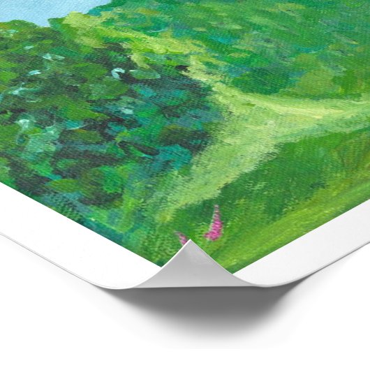 Poster 40 nuances de vert (Coin)