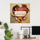 Poster 40 Oeuvres d'Hadith-10 / (TR :) 40 Hadis Eserleri- (Bureau à domicile)