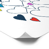 Poster 40 Raisons Nous Vous Aimons - 40e Anniversaire Liv (Coin)