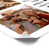 Poster 40 Raisons Nous Vous Aimons Anniversaire Keepsaké  (Coin)