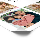 Poster 40 Raisons Nous Vous Aimons Photo Collage Keepsaké (Coin)