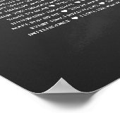 Poster 40 raisons pour lesquelles je vous aime les lumièr (Coin)