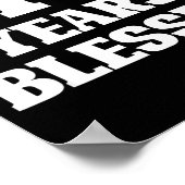 Poster 40 Years Blessed 40th Birthday Christian Religious (Coin)