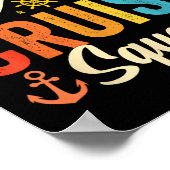 Poster 40e Anniversaire Cadeaux de croisière 2025 Parcour (Coin)