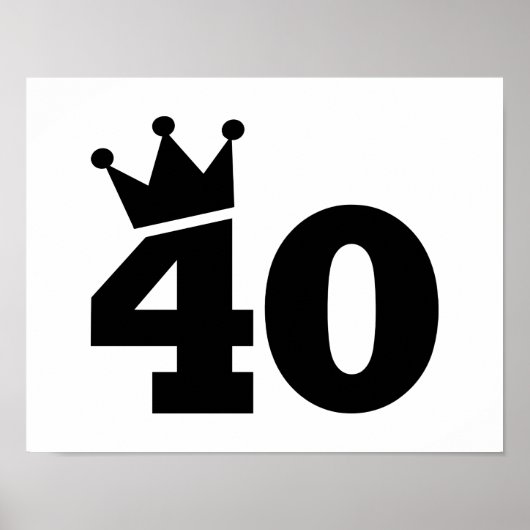 Poster 40e anniversaire de la Couronne (Devant)