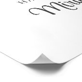 Poster 40e anniversaire Numéro 40 Photo personnalisée Col (Coin)