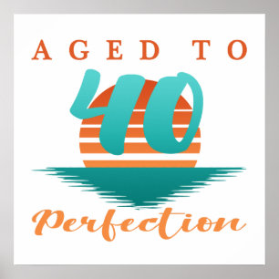 Poster 40e anniversaire Retro