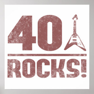 Poster 40e anniversaire Rocks