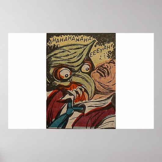 Poster 40s Bande dessinée d'horreur d'âge d'or | bande de (Devant)