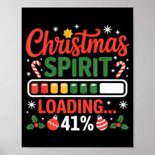 Poster 41 Meme Esprit de Noël Chargement 41% Quatre Un Po