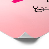 Poster 41e Anniversaire Quarante Et Fabuleux Nom Rose (Coin)