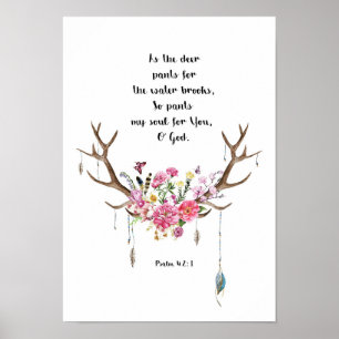 Poster 42:1 de psaume