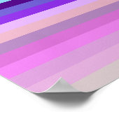 Poster 42 bandes arc-en-ciel (Coin)
