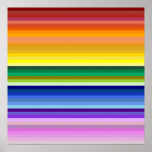 Poster 42 bandes arc-en-ciel (Devant)