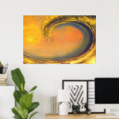 Poster 42. Vague d'or (Bureau à domicile)