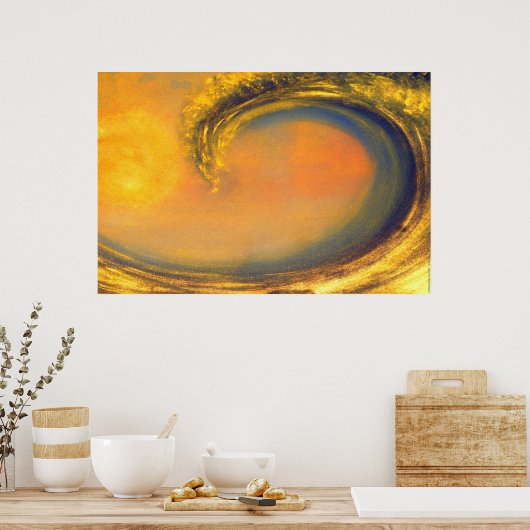 Poster 42. Vague d'or (Cuisine)