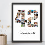 Poster 42e anniversaire Numéro 42 Photo personnalisée Col<br><div class="desc">Célébrez le 42ème anniversaire avec cette affiche personnalisée de collage photo numéro 42. Ce cadeau personnalisable est également parfait pour un anniversaire mariage. C'est une excellente façon de présenter des souvenirs précieux de votre vie de mariage et de marié. L'affiche comporte un collage de photos qui capturent ces moments spéciaux,...</div>