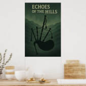 Poster 43, Echoes of the Hills, kunst (Keuken)
