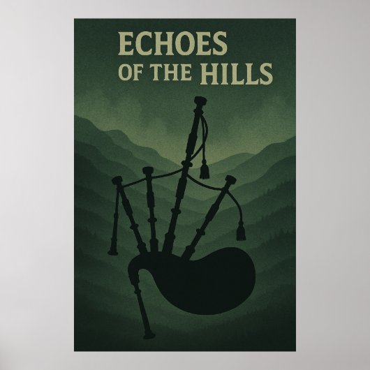 Poster 43, Echoes of the Hills, kunst (Voorkant)